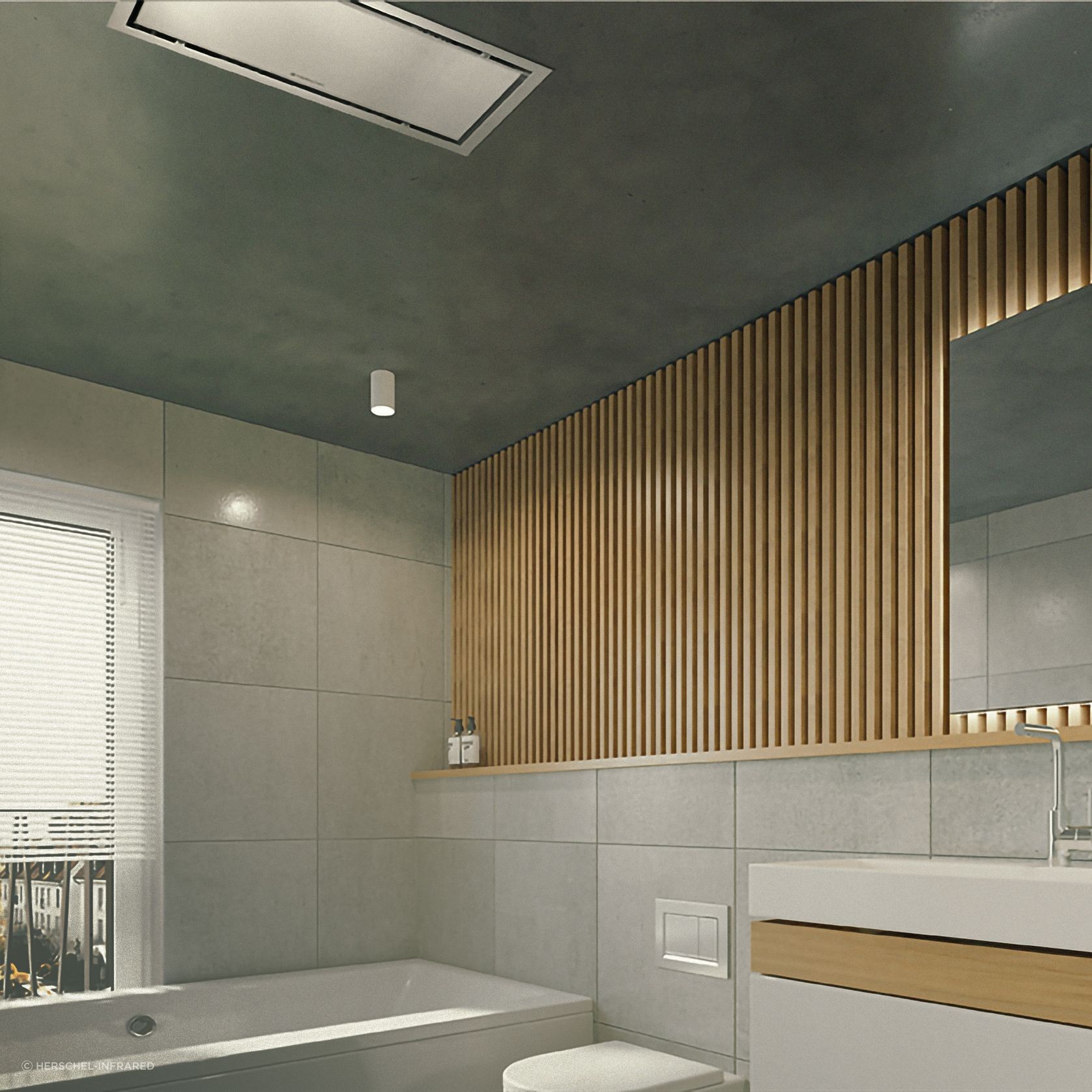 Krystal — Ceiling Heater & Installation Kit gallery detail image