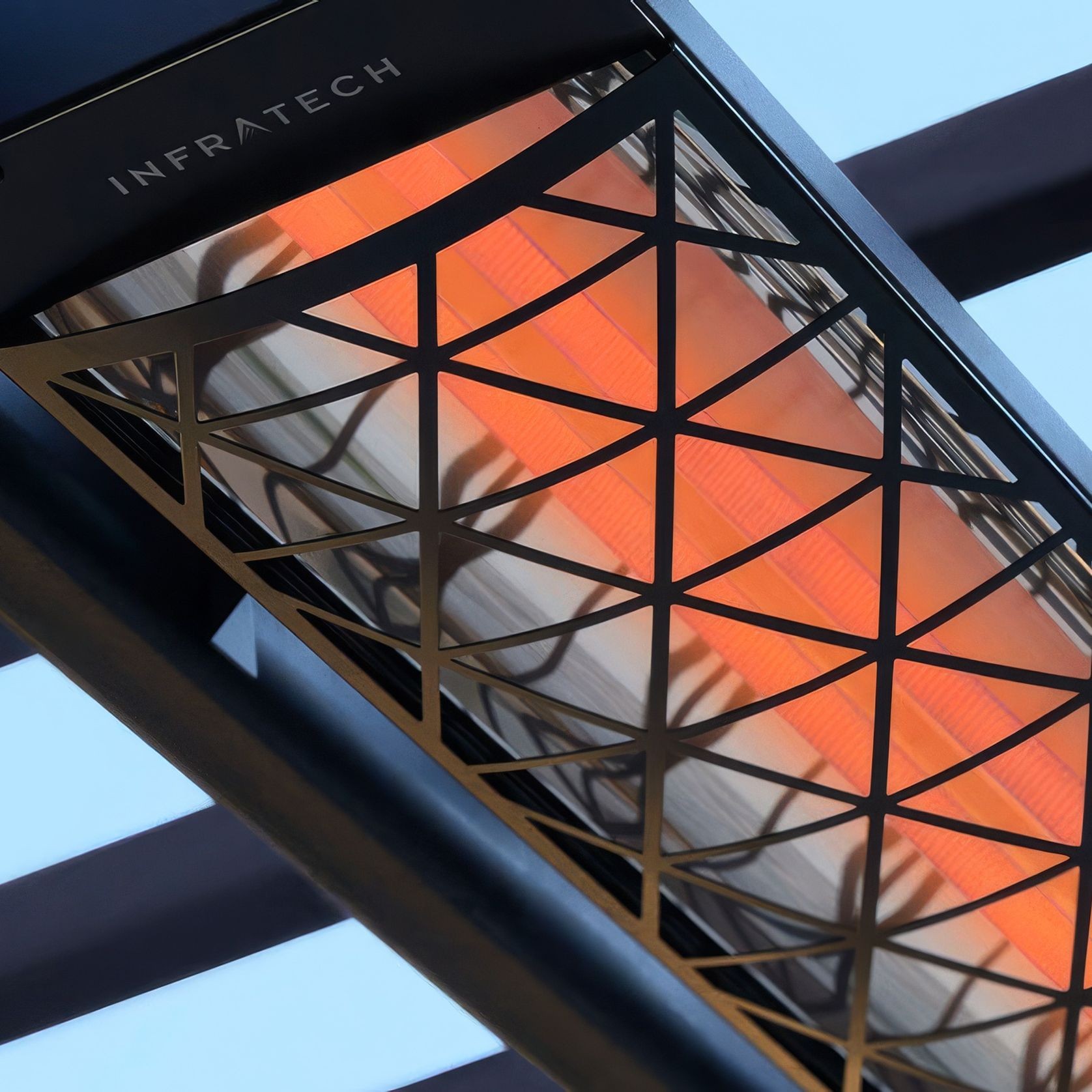 CD60 6000W Black/Contemporary Facia Infrared Heater gallery detail image