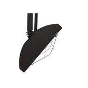 Infratech Drop Pole Mounts | Suit C/CD Series | Black gallery detail image