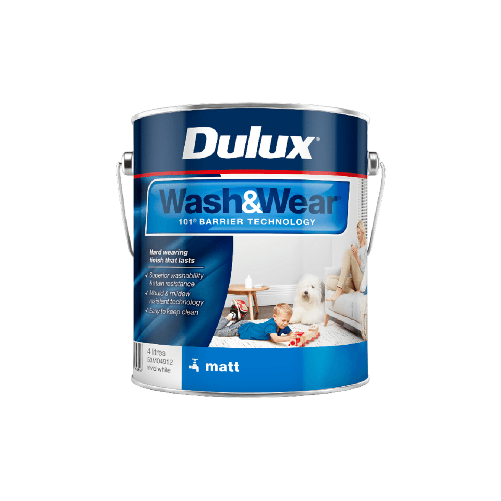 Dulux Wash&Wear® Matt gallery detail image