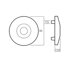 Lockwood 1360 Series Brass Door Handles gallery detail image