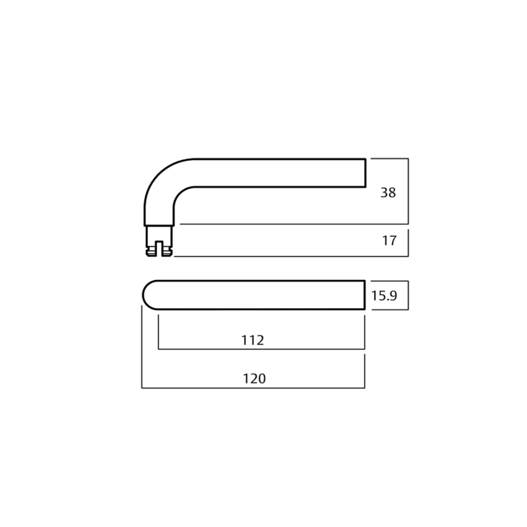 Lockwood 4800 Series Narrow Stile Plate Furniture gallery detail image