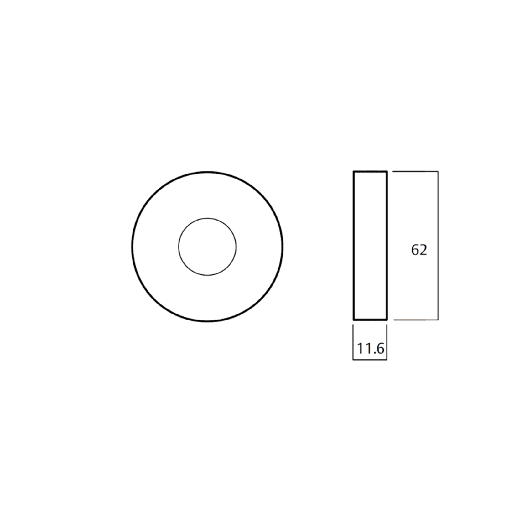 Lockwood 1370 Series Brass Door Handles gallery detail image