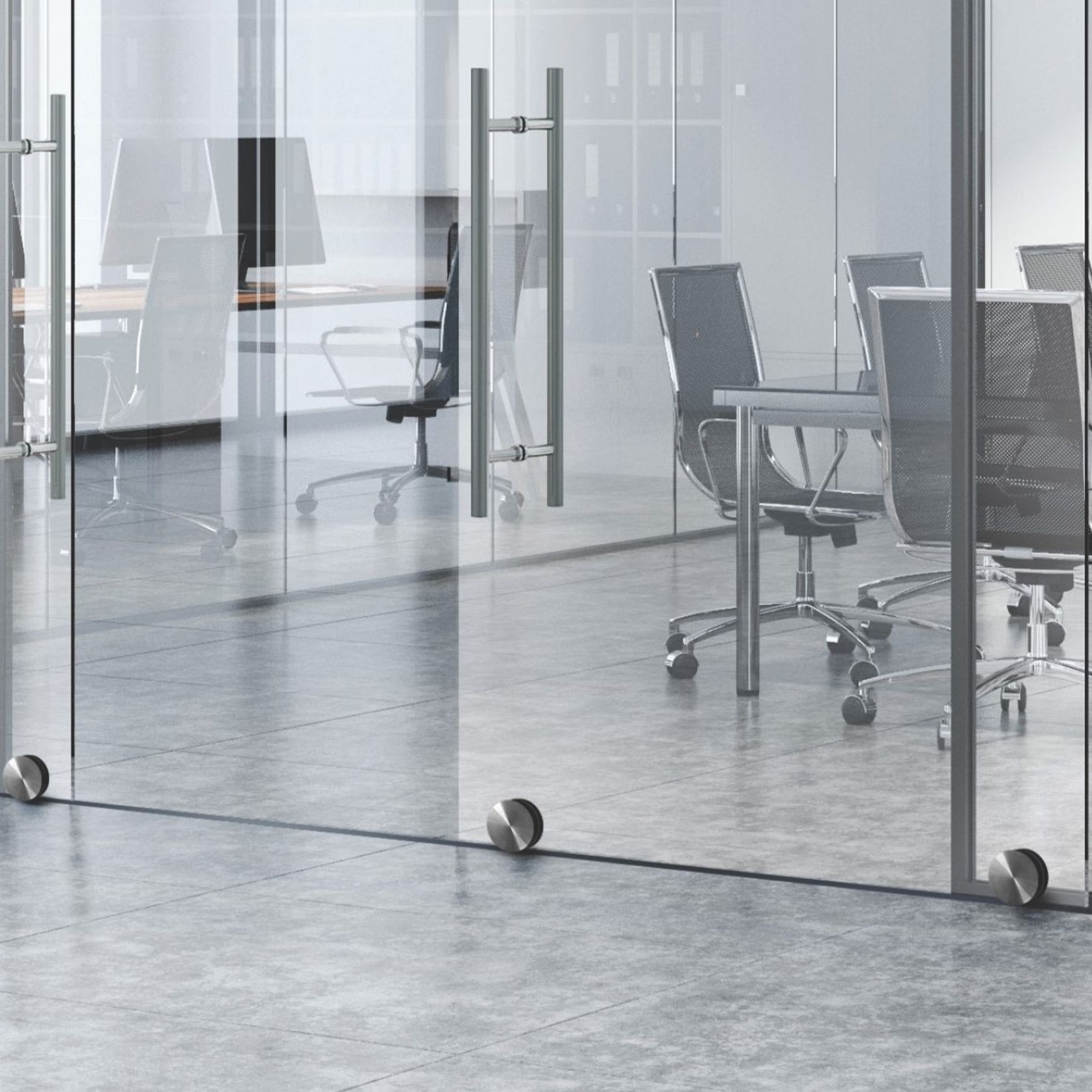 Rolline™ Frameless Glass Sliding Door System gallery detail image