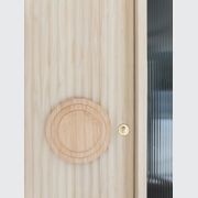 Deko Curved Rings - Timber Door Handle - TDH013c gallery detail image