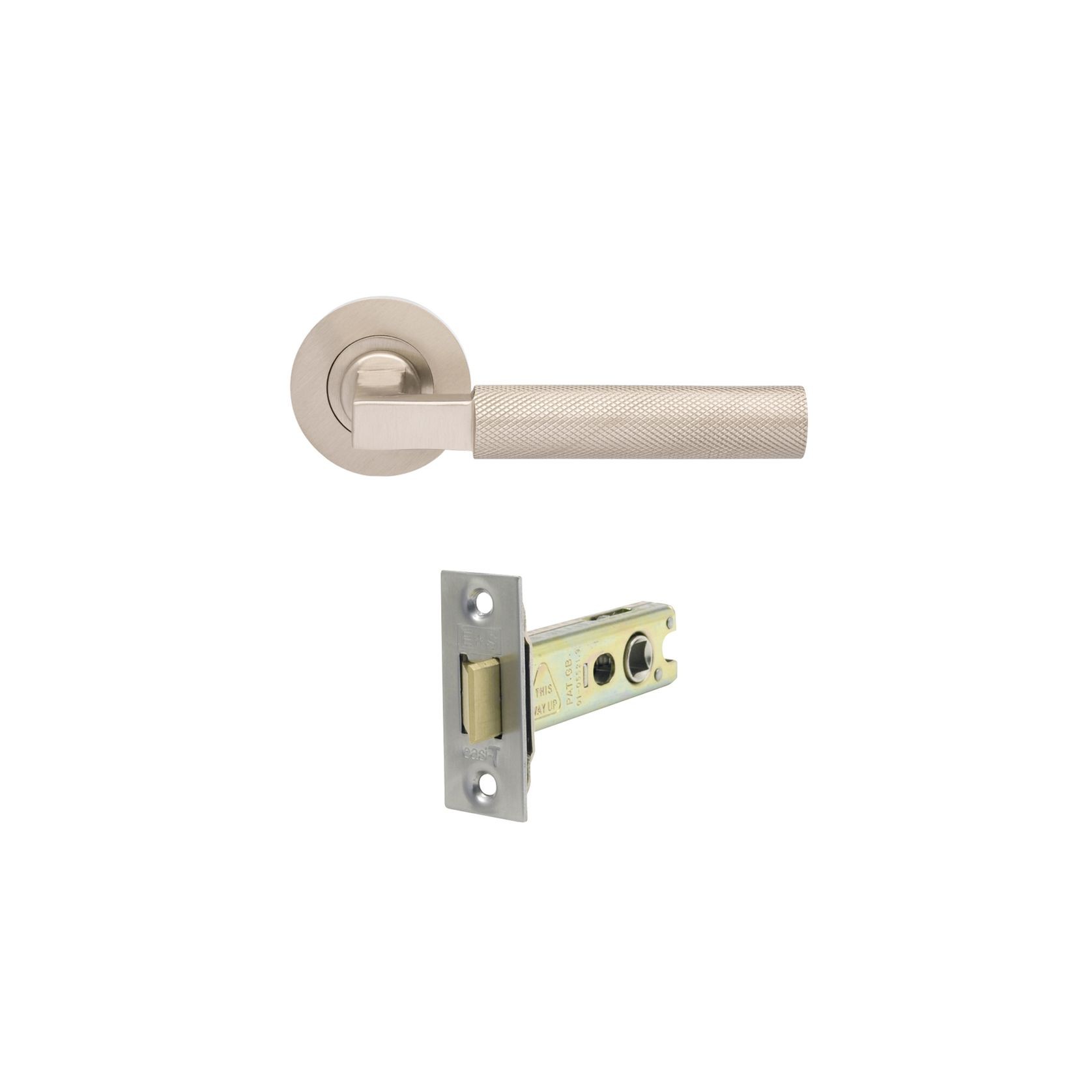 Zanda Zurich Door Handle Lever Set on Round Rose gallery detail image