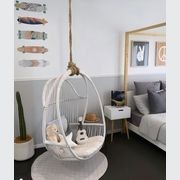 Henlow Kids Hanging Chair – White gallery detail image