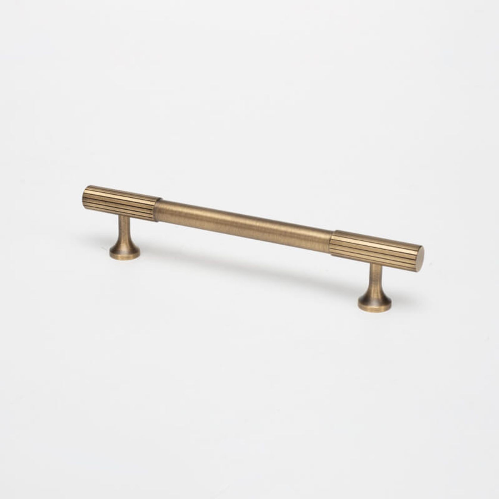 Kitchen Cabinet Handles Antique Aged Brass Rose Bay gallery detail image