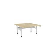 Haven Electric Double Sided Desk - Scallop & Radius Top gallery detail image