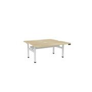 Haven Electric Double Sided Desk - Scallop & Radius Top gallery detail image
