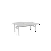 Haven Electric Double Sided Desk - Scallop Top gallery detail image