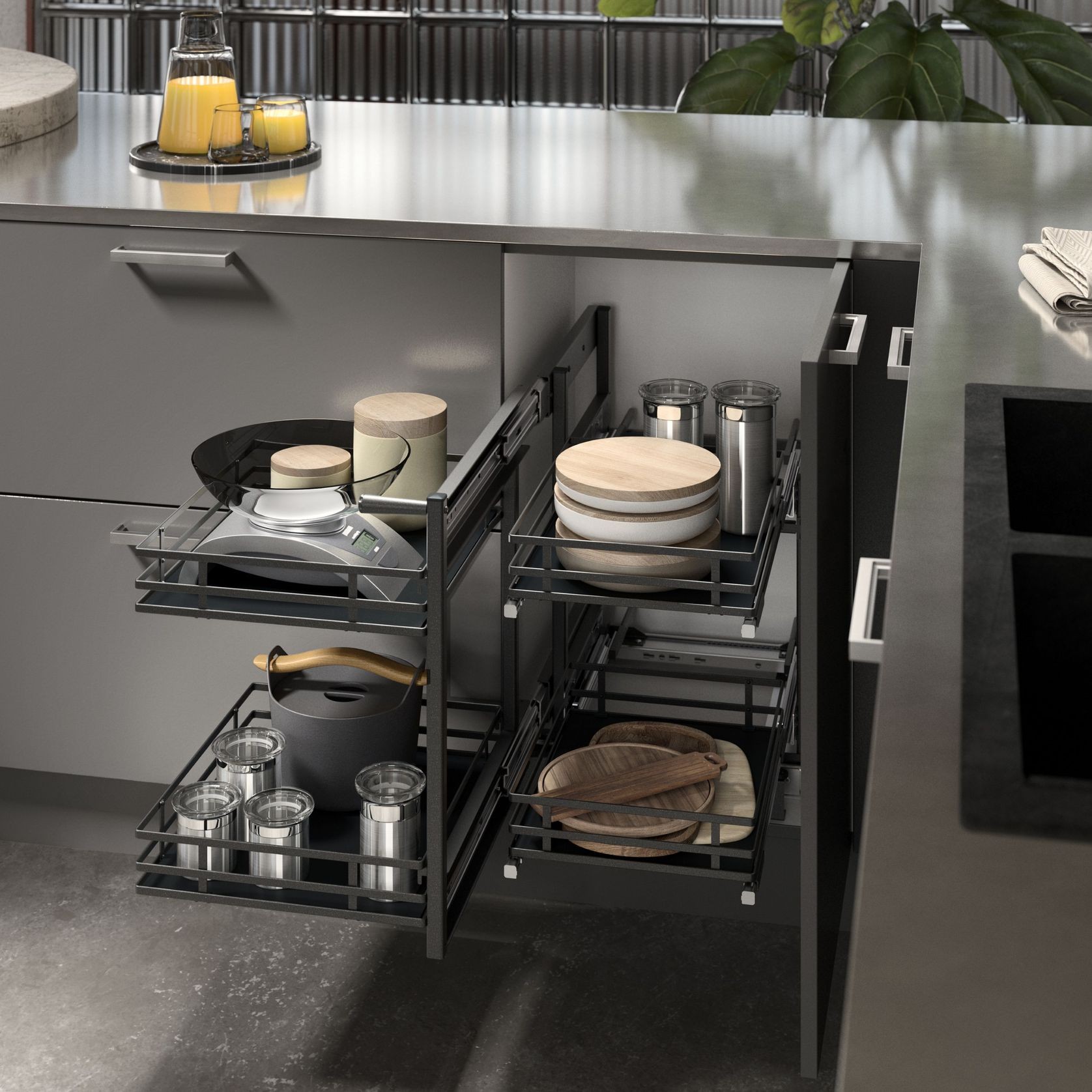 Orta | Corner cabinet pull-out gallery detail image