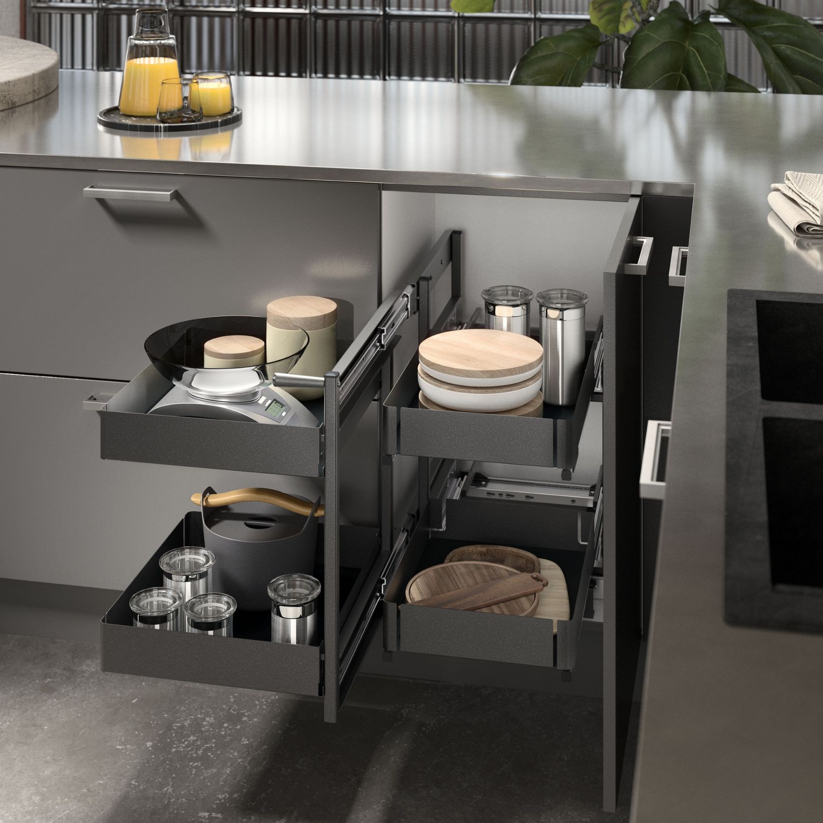 Orta | Corner cabinet pull-out gallery detail image