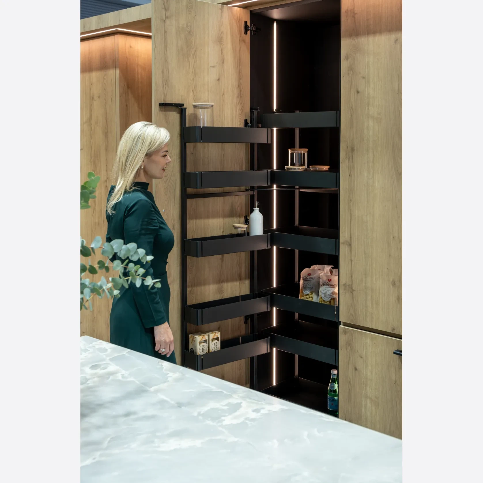 ISEO Double Swing-Out Larder gallery detail image