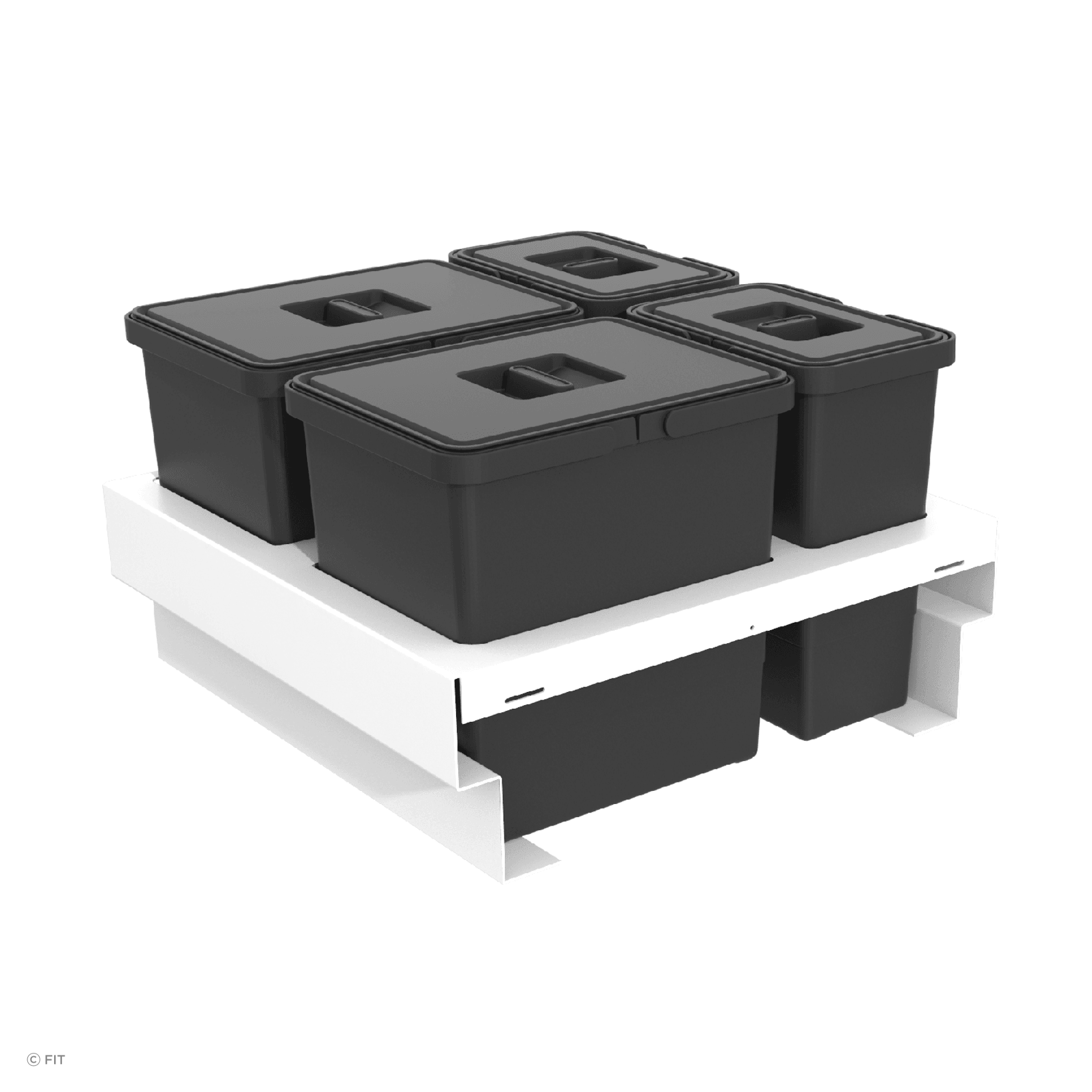 Tanova Kitchen Bin Frame & Buckets gallery detail image