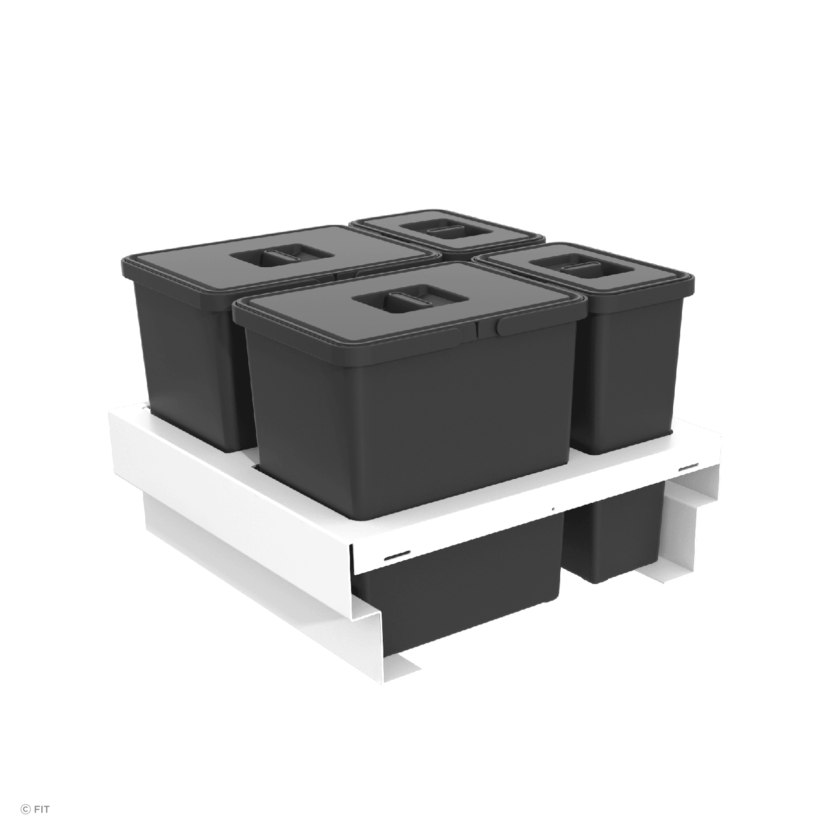 Tanova Kitchen Bin Frame & Buckets gallery detail image