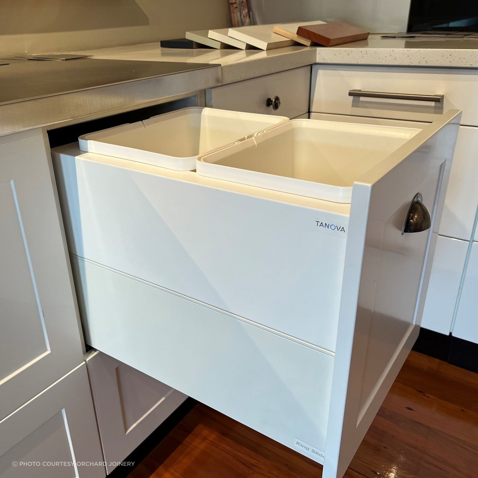 Tanova Designer Series 2 Pull Out Kitchen Bin gallery detail image