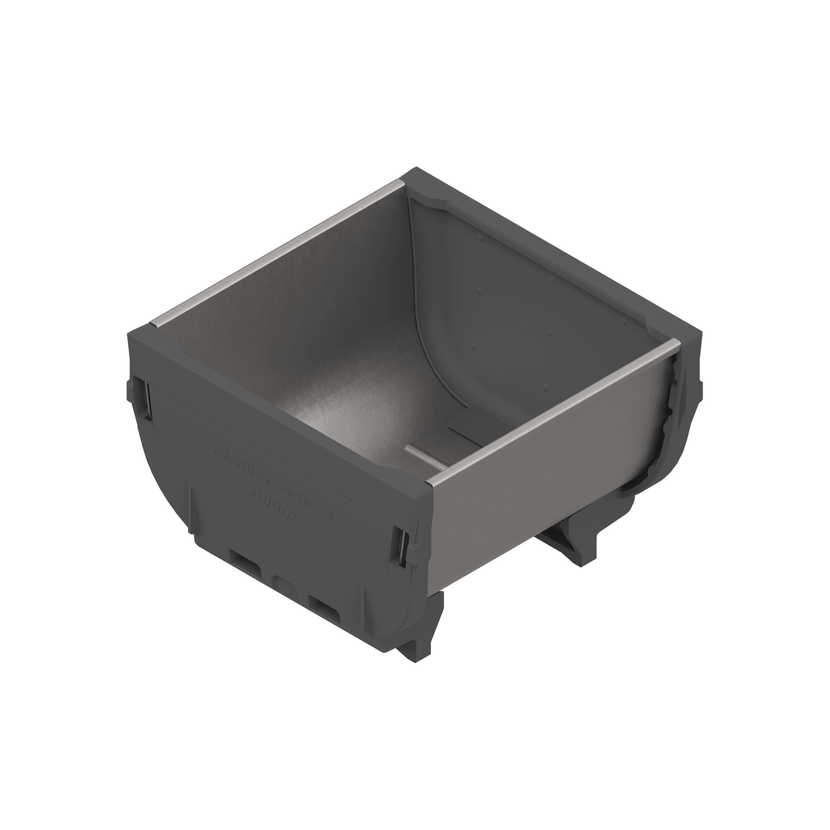 1/4 Square Stainless Steel Tray gallery detail image