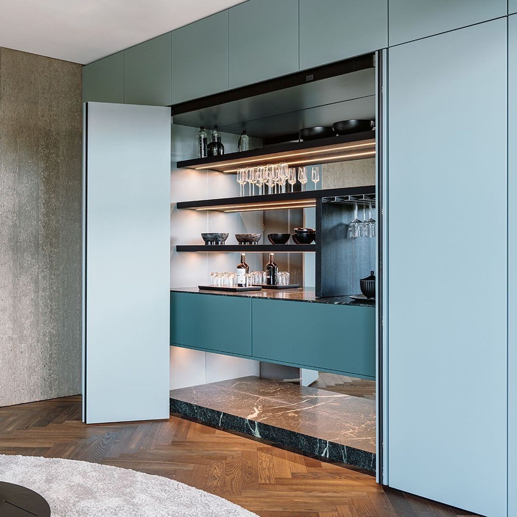 HAWA Concepta III Bi-Fold Cabinetry System gallery detail image