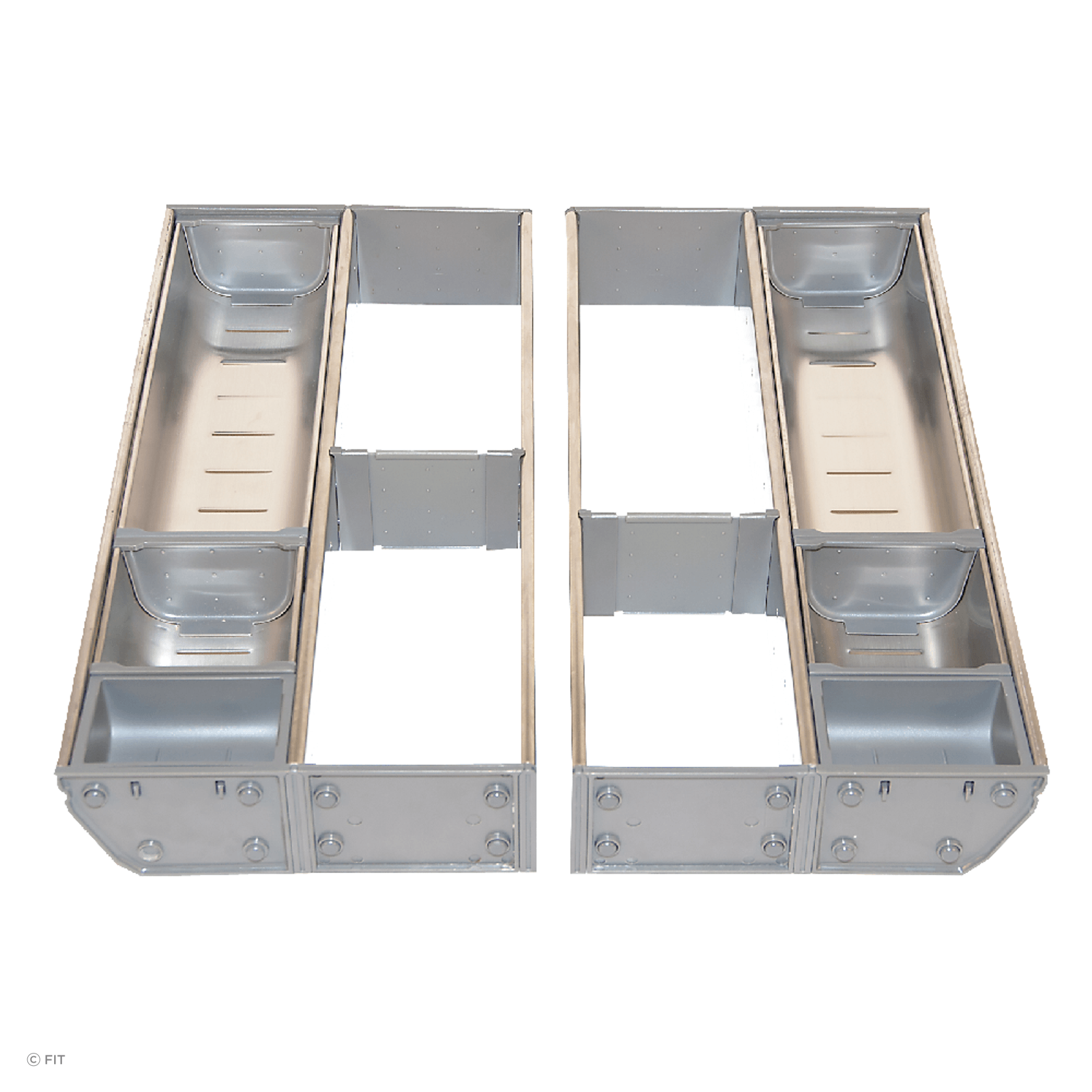 Inoxa Stainless Steel Drawer Organising System gallery detail image
