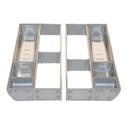 Inoxa Stainless Steel Drawer Organising System gallery detail image