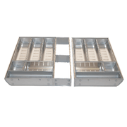 Inoxa Stainless Steel Drawer Organising System gallery detail image