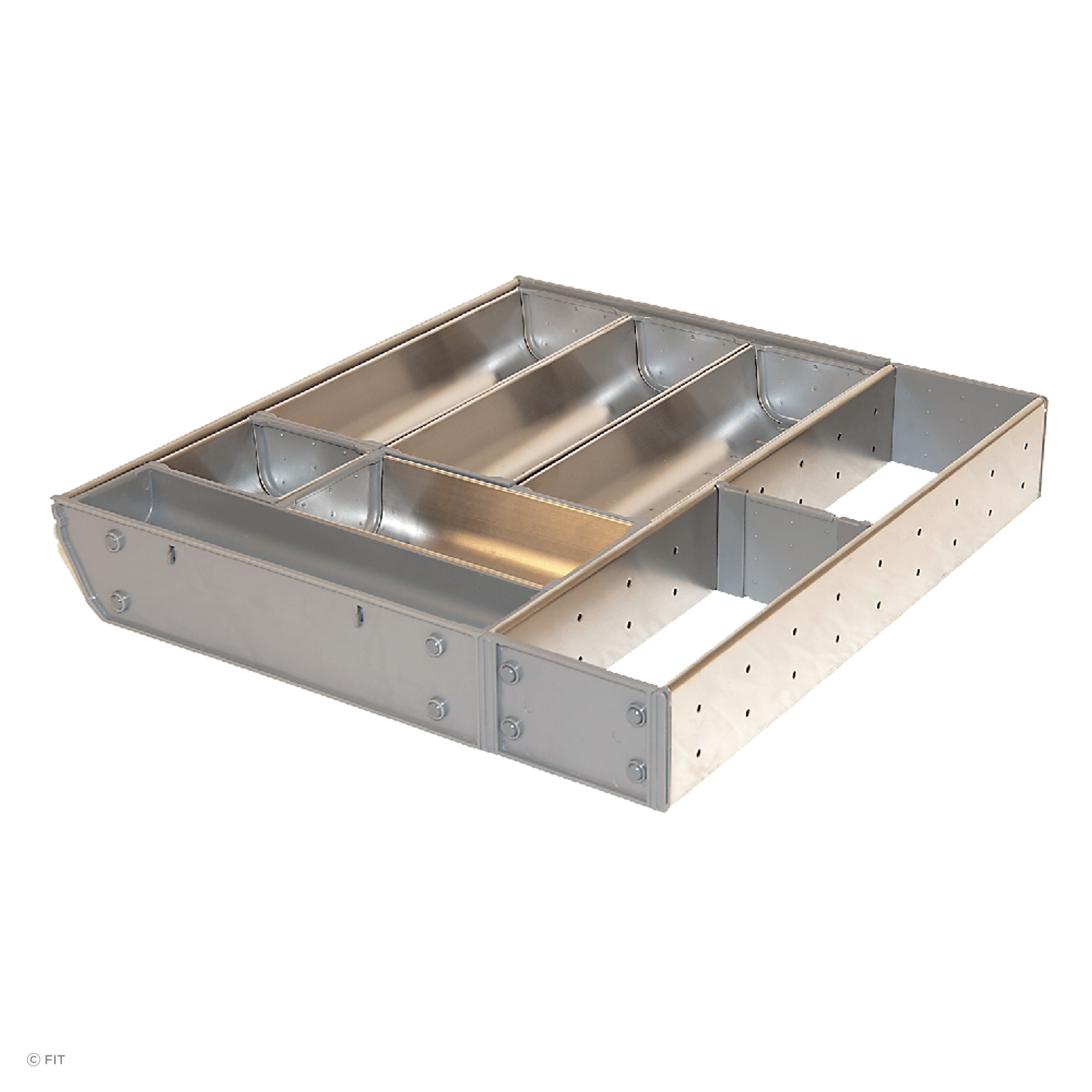 Inoxa Stainless Steel Drawer Organising System gallery detail image