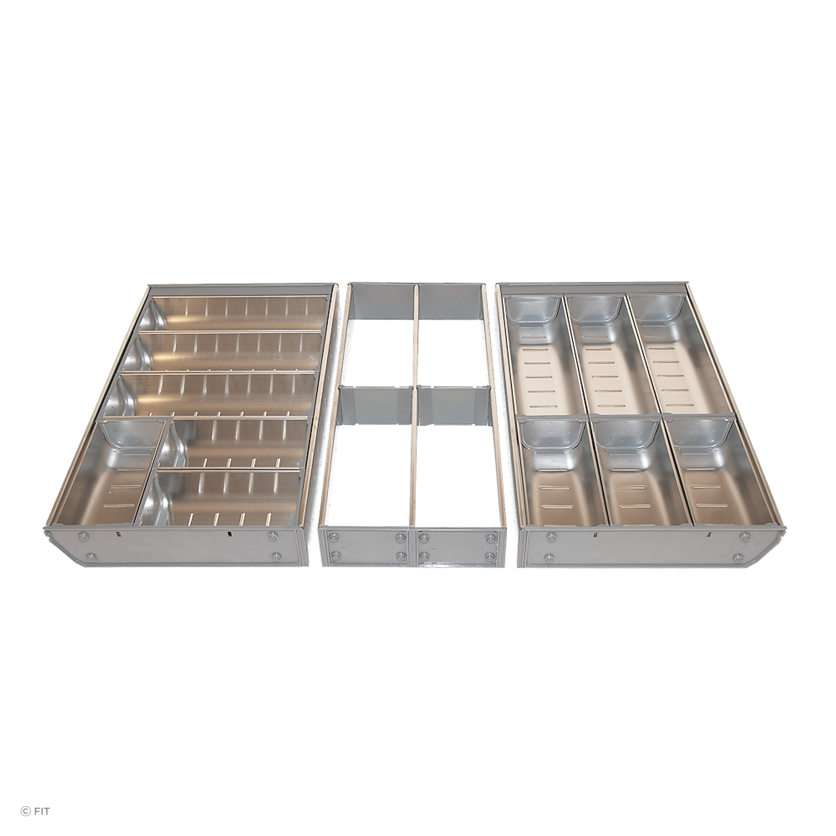 Inoxa Stainless Steel Drawer Organising System gallery detail image