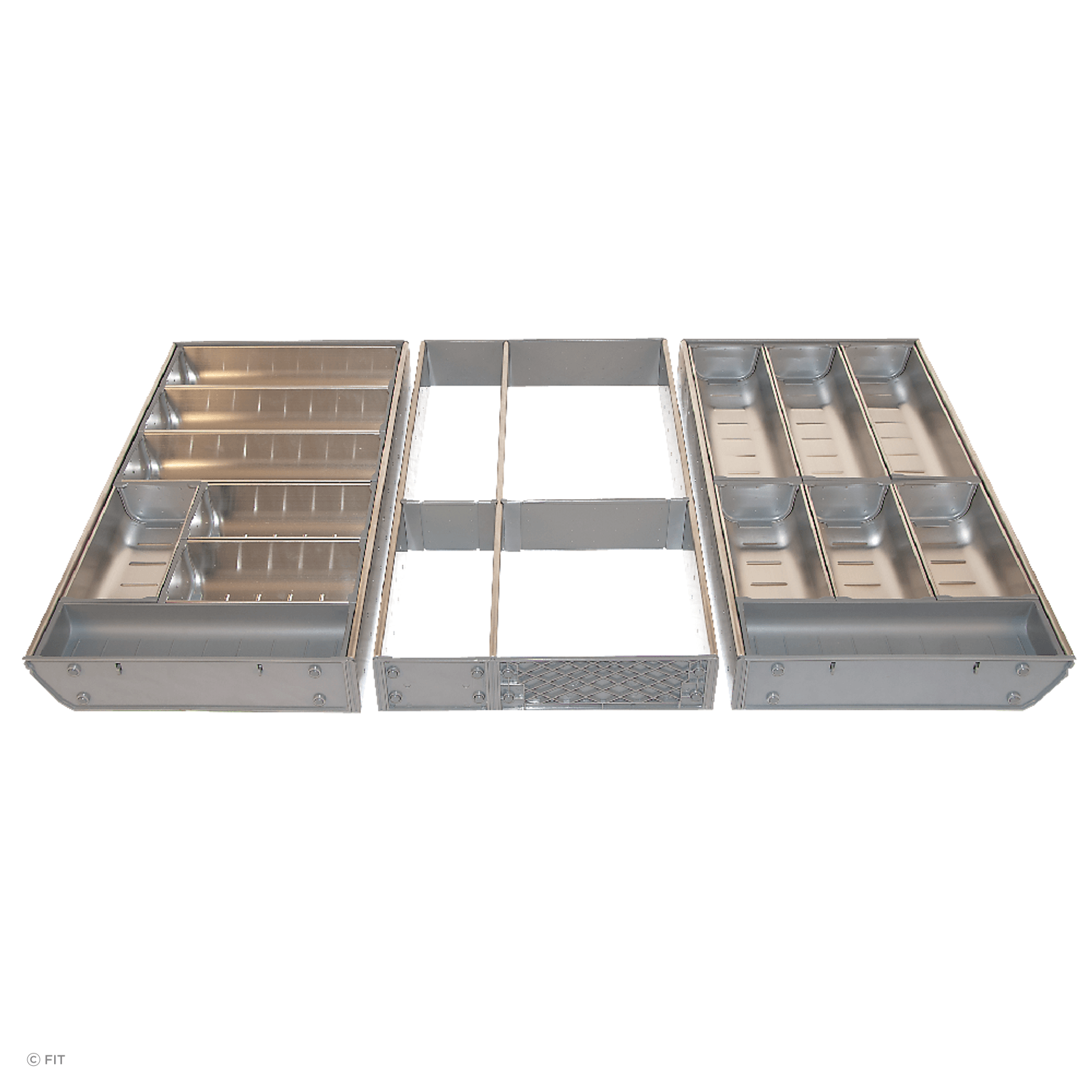 Inoxa Stainless Steel Drawer Organising System gallery detail image
