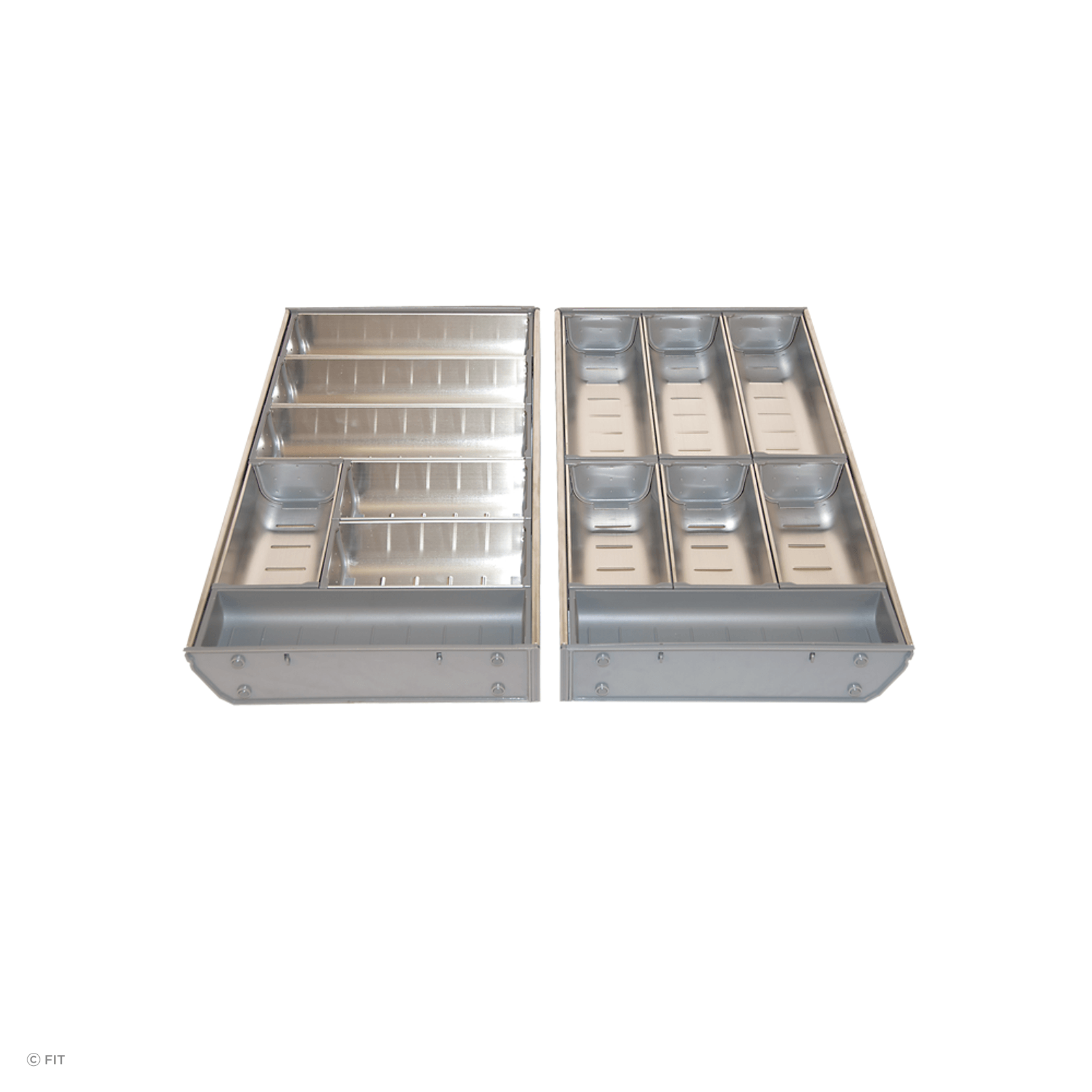 Inoxa Stainless Steel Drawer Organising System gallery detail image