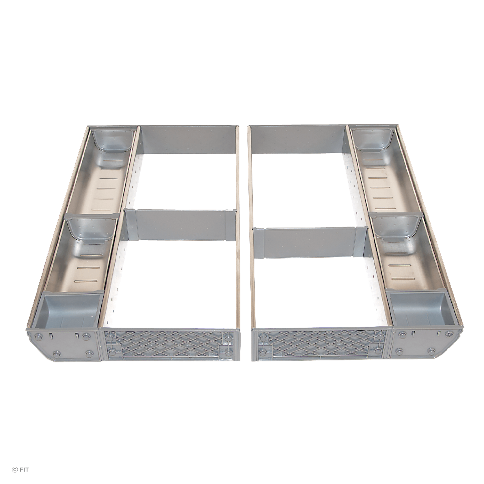 Inoxa Stainless Steel Drawer Organising System gallery detail image