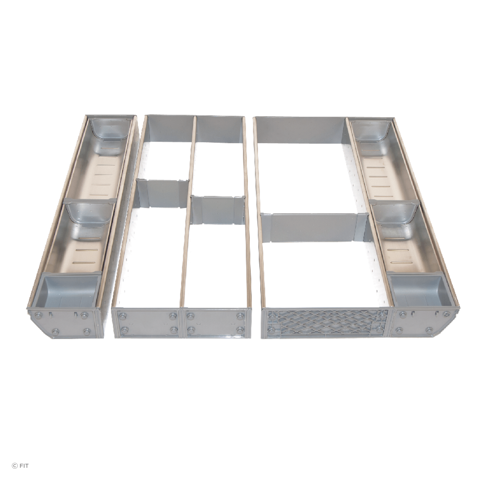 Inoxa Stainless Steel Drawer Organising System gallery detail image