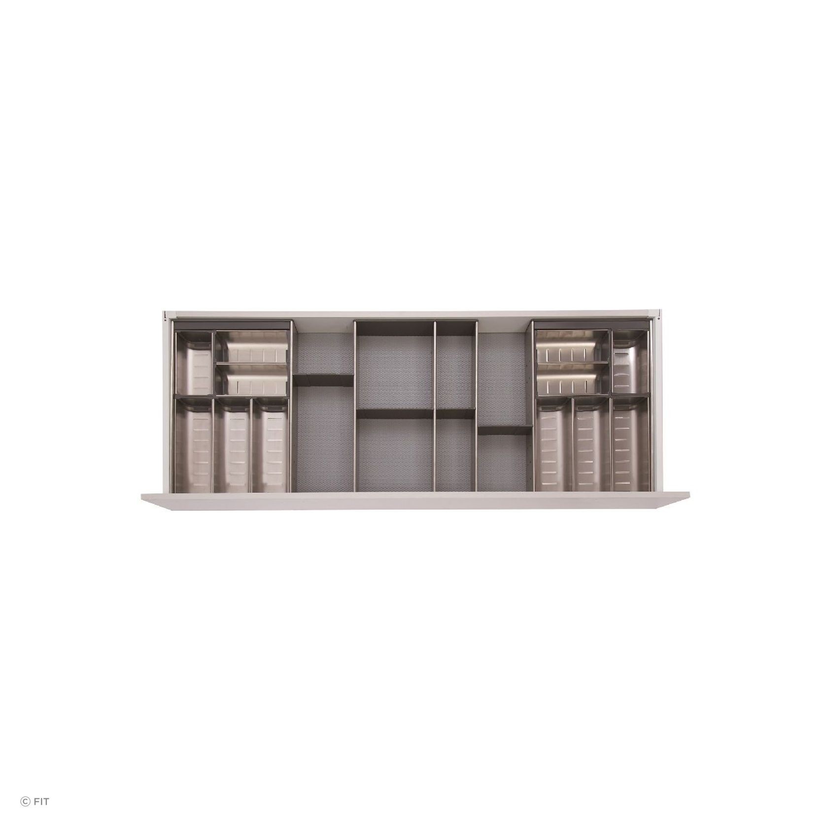 Inoxa Stainless Steel Drawer Organising System gallery detail image