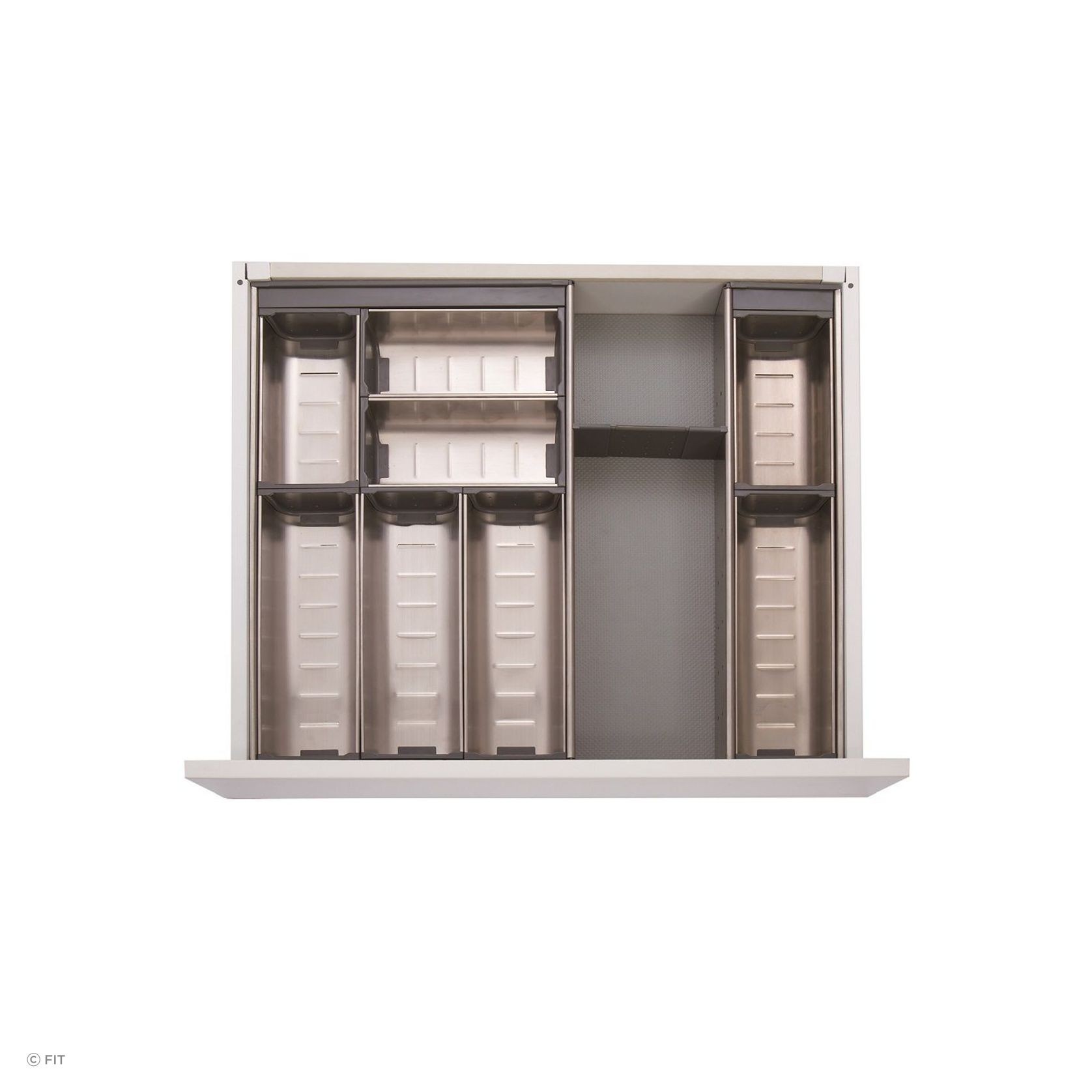 Inoxa Stainless Steel Drawer Organising System gallery detail image
