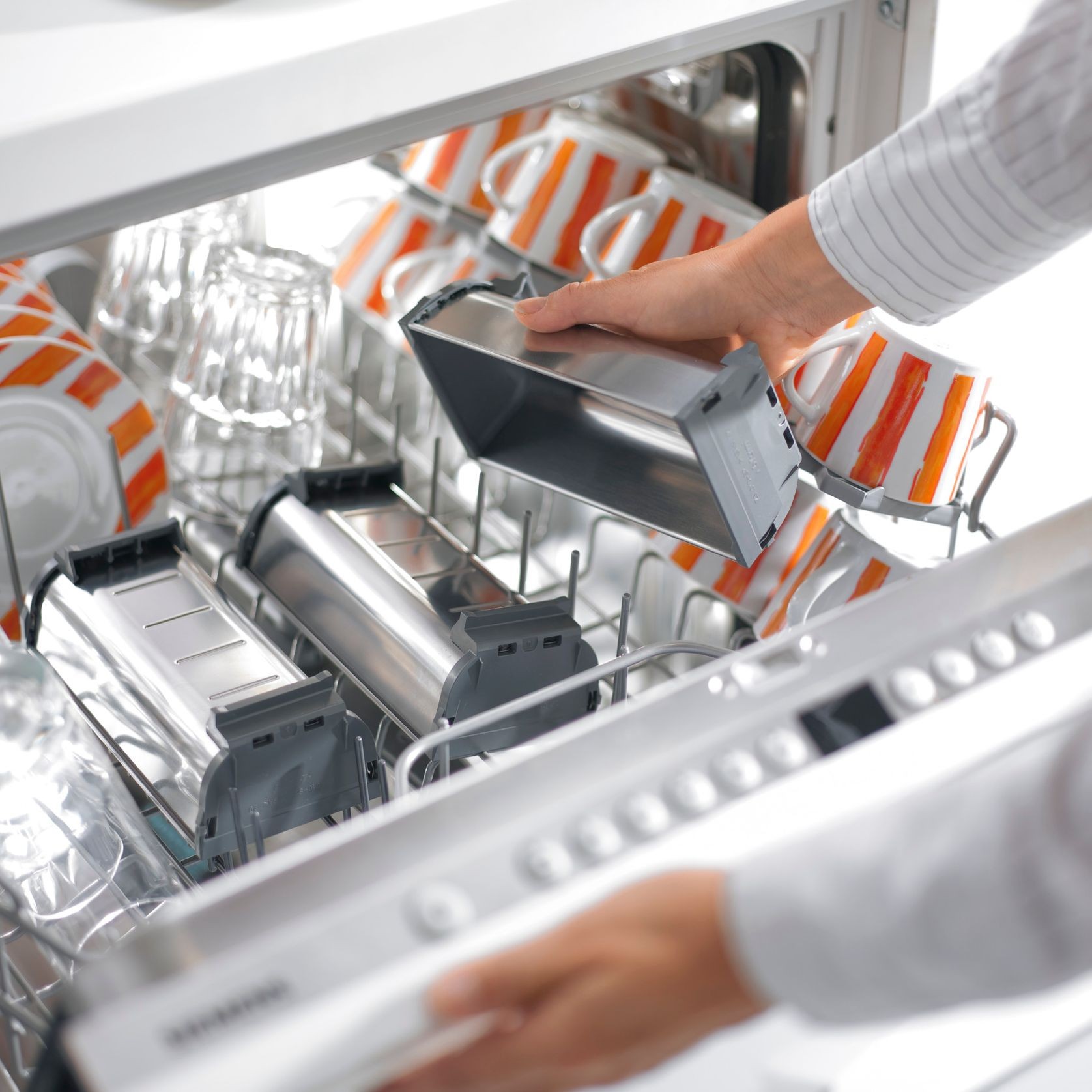 1/4 Square Stainless Steel Tray gallery detail image