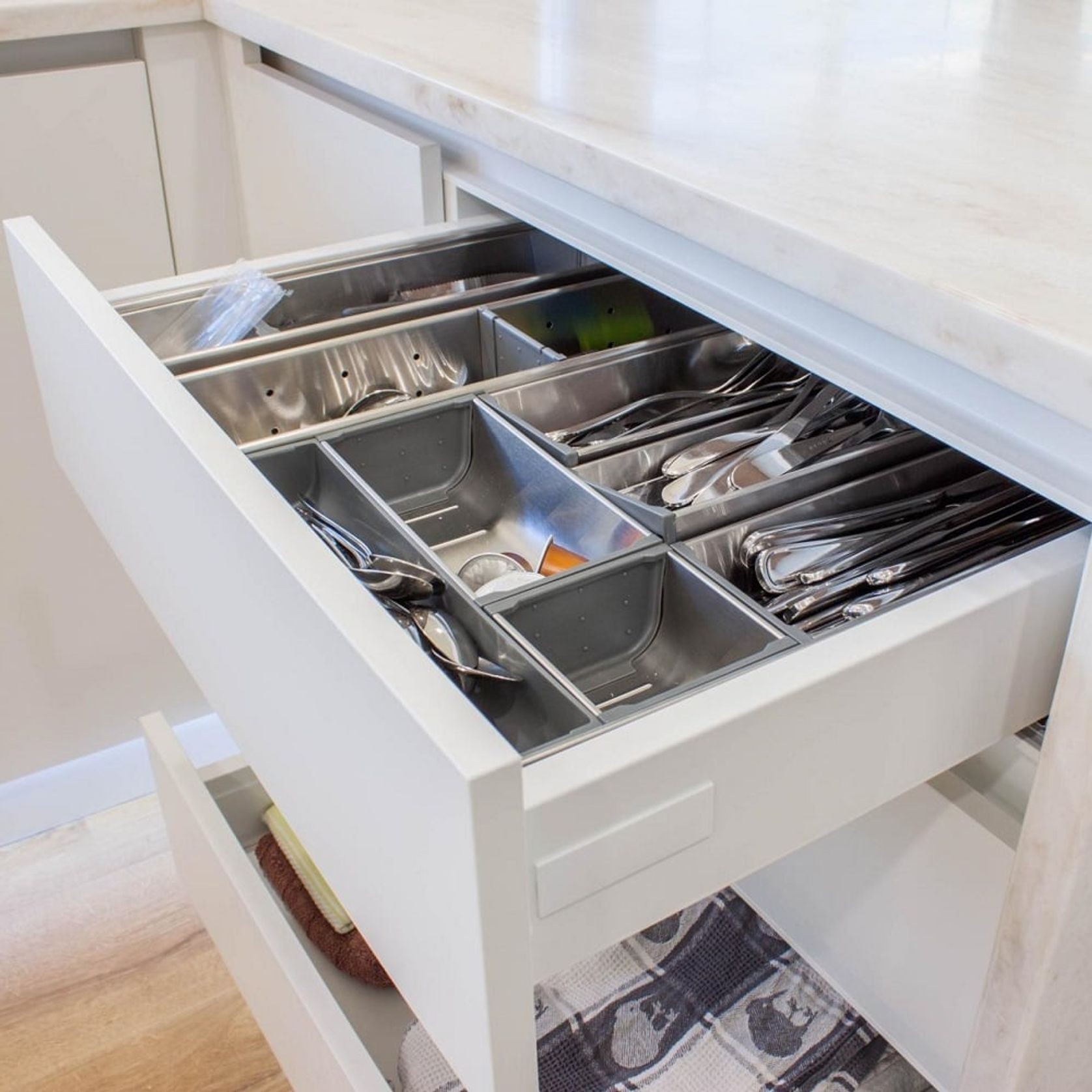 Inoxa Stainless Steel Drawer Organising System gallery detail image