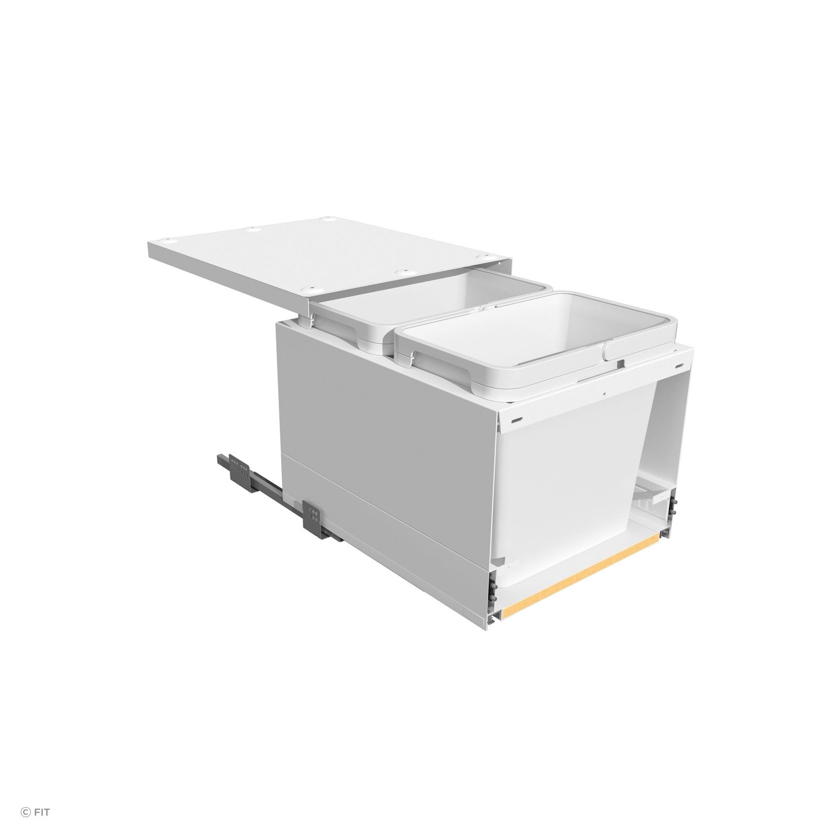 Tanova FLEX Kitchen Bin Solution For Slimline Drawers gallery detail image