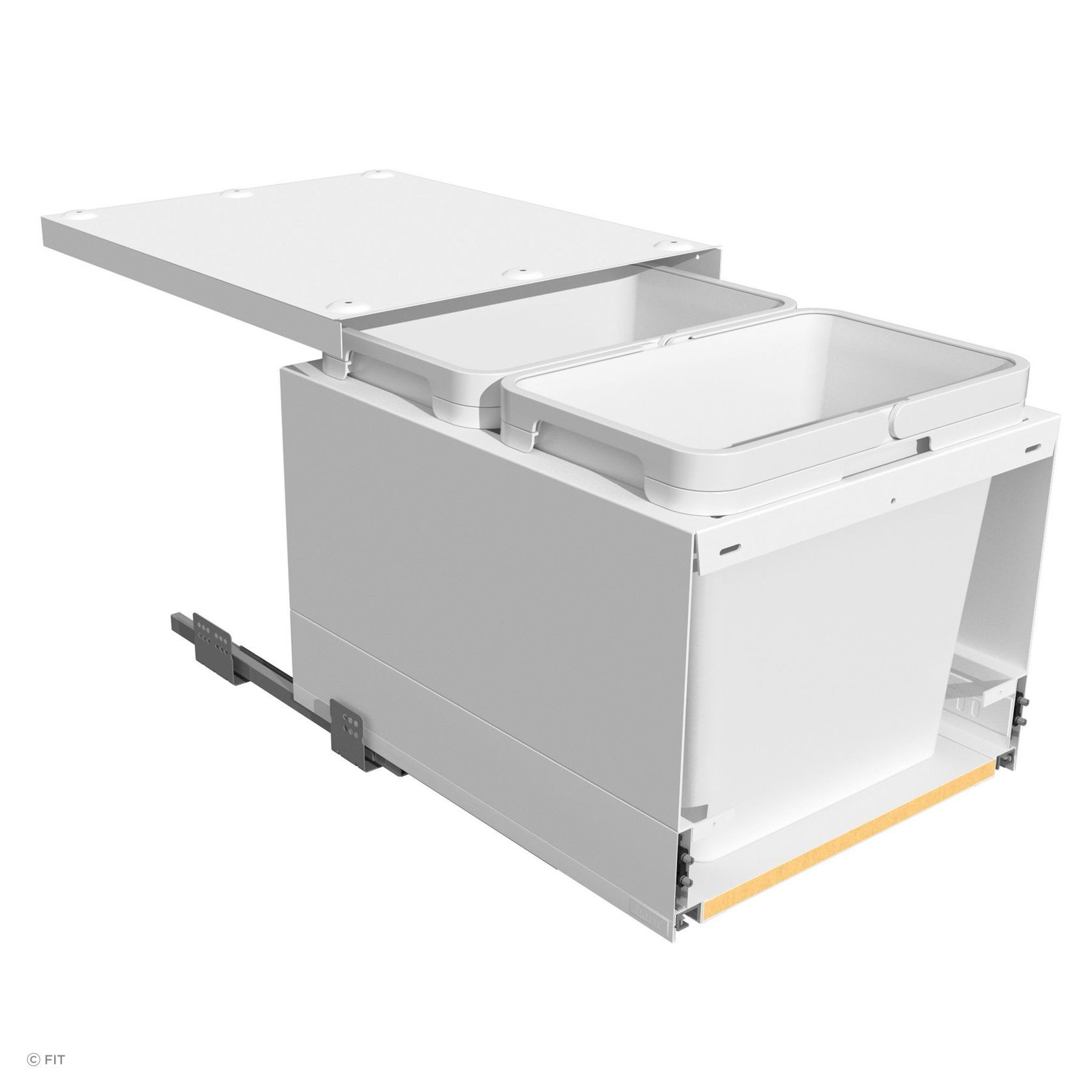 Tanova FLEX Kitchen Bin Solution For Slimline Drawers gallery detail image