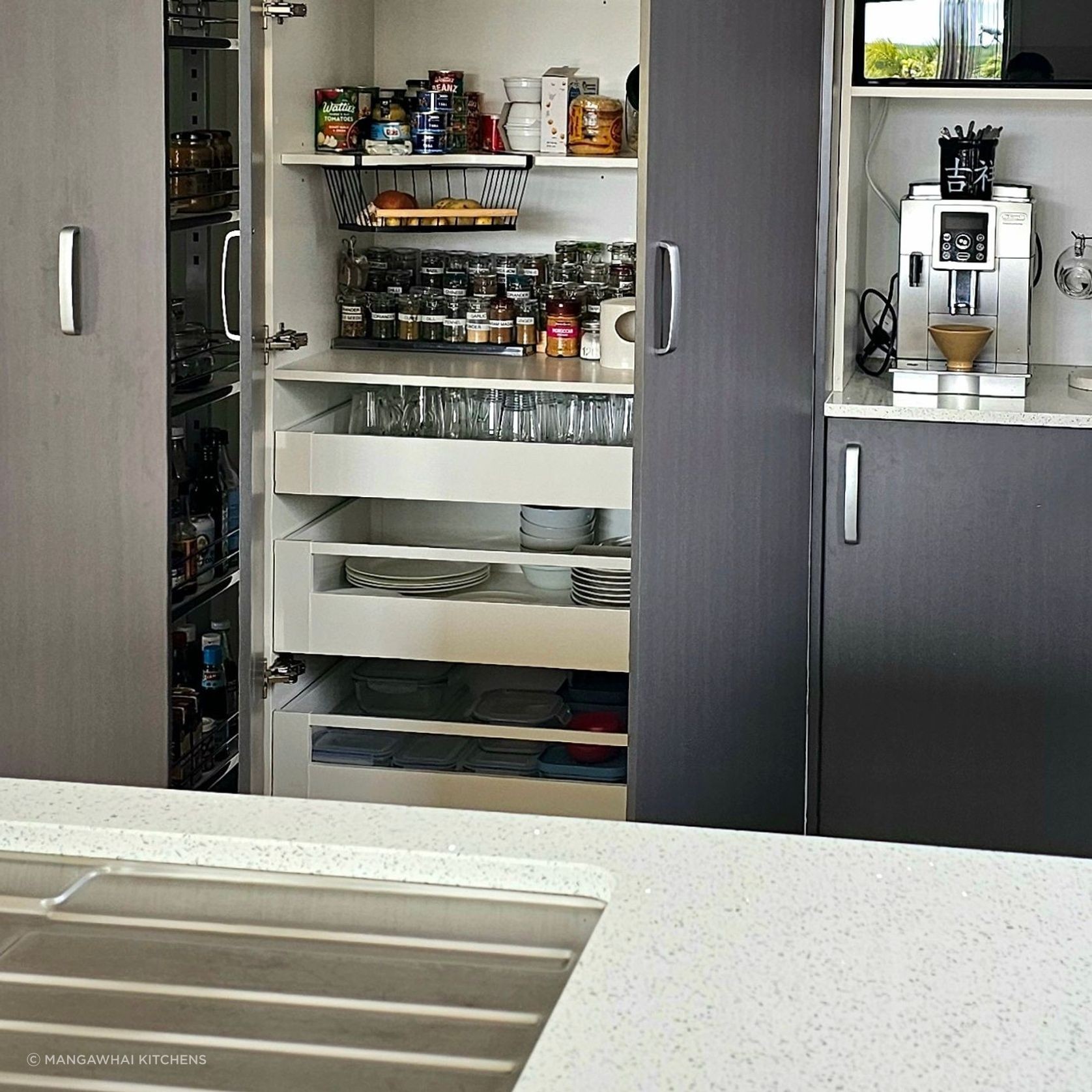 ALUNAN T Slimwall Soft Close Drawer System gallery detail image