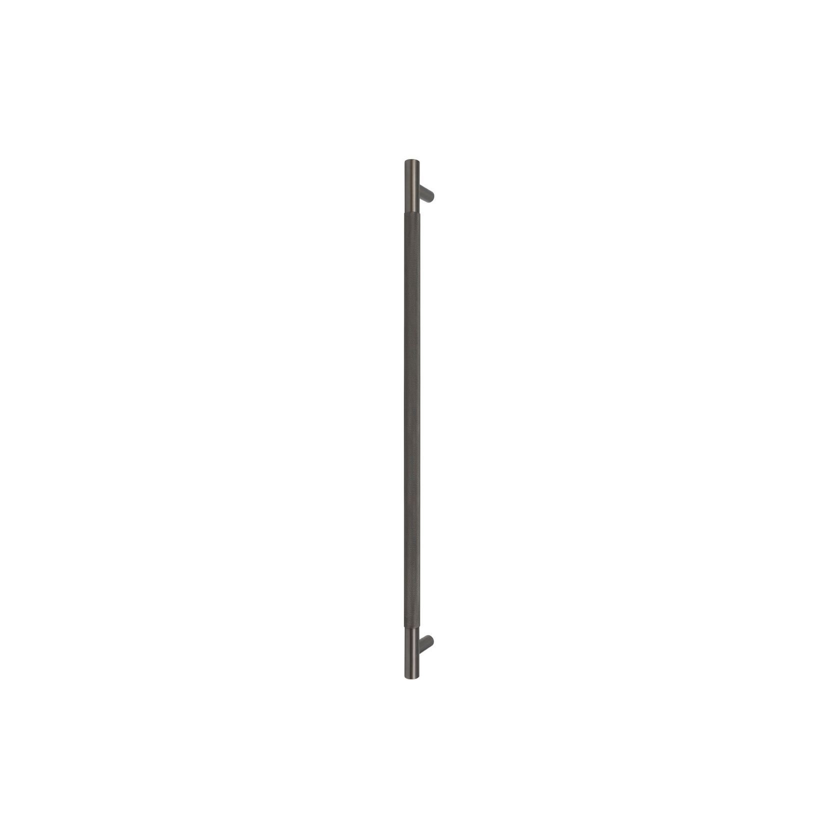 Textured Solid Brass Pull Handle - Diamond Knurled gallery detail image