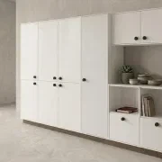 KT&CO Kitchen drawer knobs bellevue hill matt black / satin nickel / dark brushed brass/ champagne gallery detail image