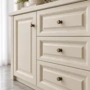 Solid Brass Knurled Kitchen Drawer Knobs gallery detail image