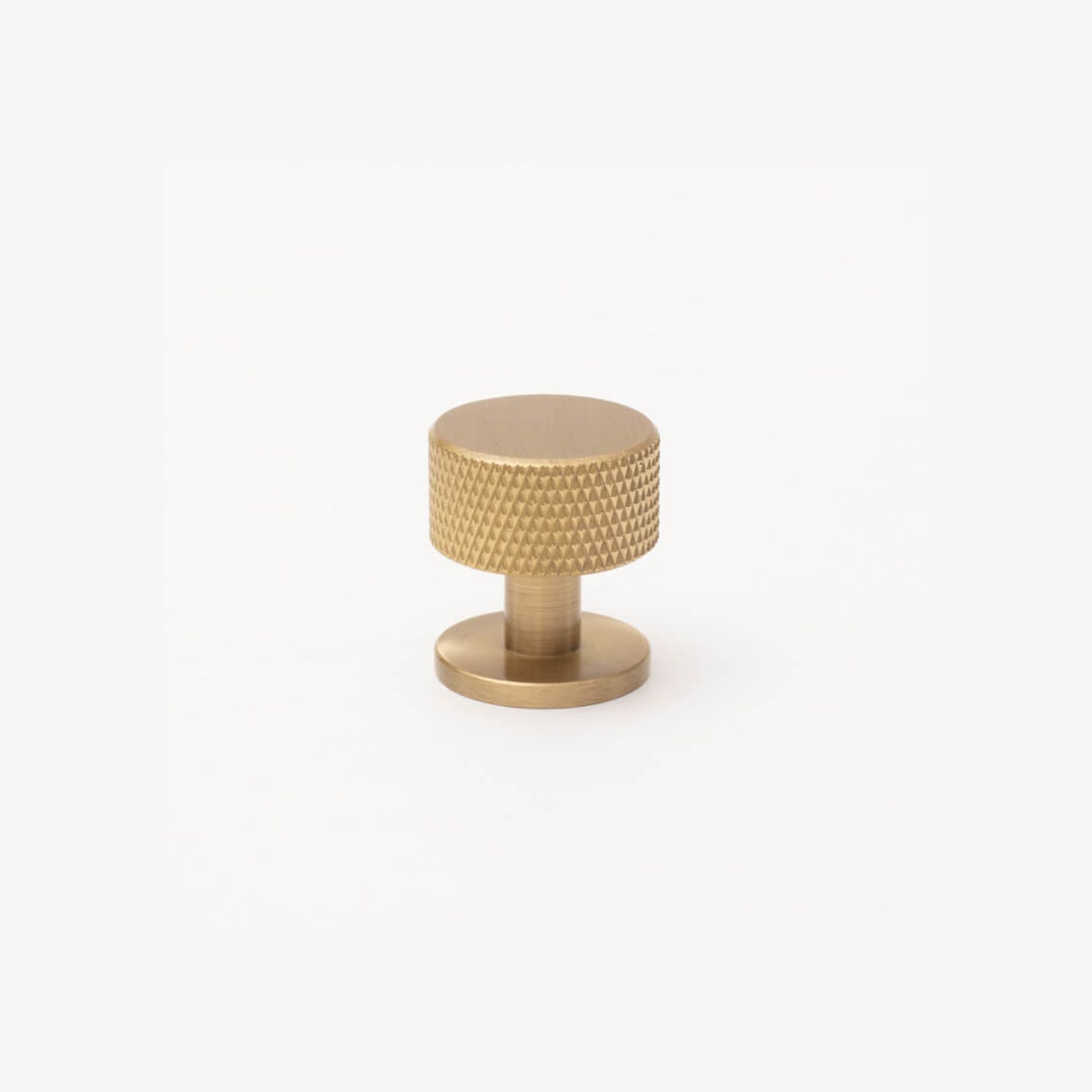 Solid Brass Knurled Kitchen Drawer Knobs gallery detail image