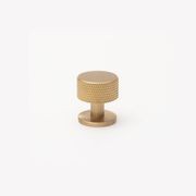 Solid Brass Knurled Kitchen Drawer Knobs gallery detail image