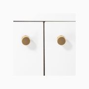 Solid Brass Knurled Kitchen Drawer Knobs gallery detail image