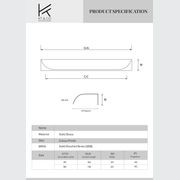 Round Brass Lip Pull Kitchen Handles gallery detail image