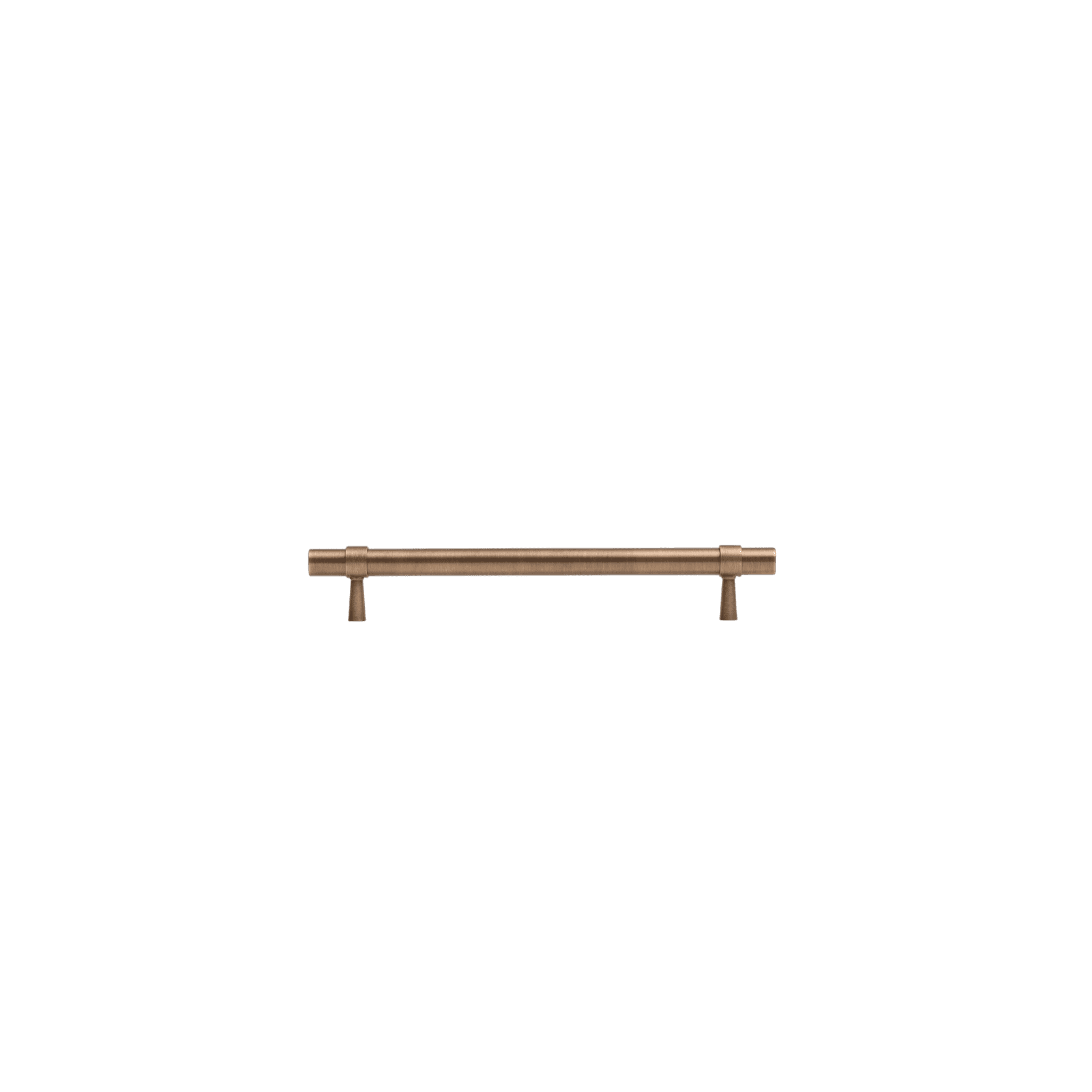 KT&CO Kitchen drawer handles Brushed brass/ Aged brass Mildura gallery detail image