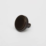 Round Knurled Solid Brass Drawer Knobs gallery detail image
