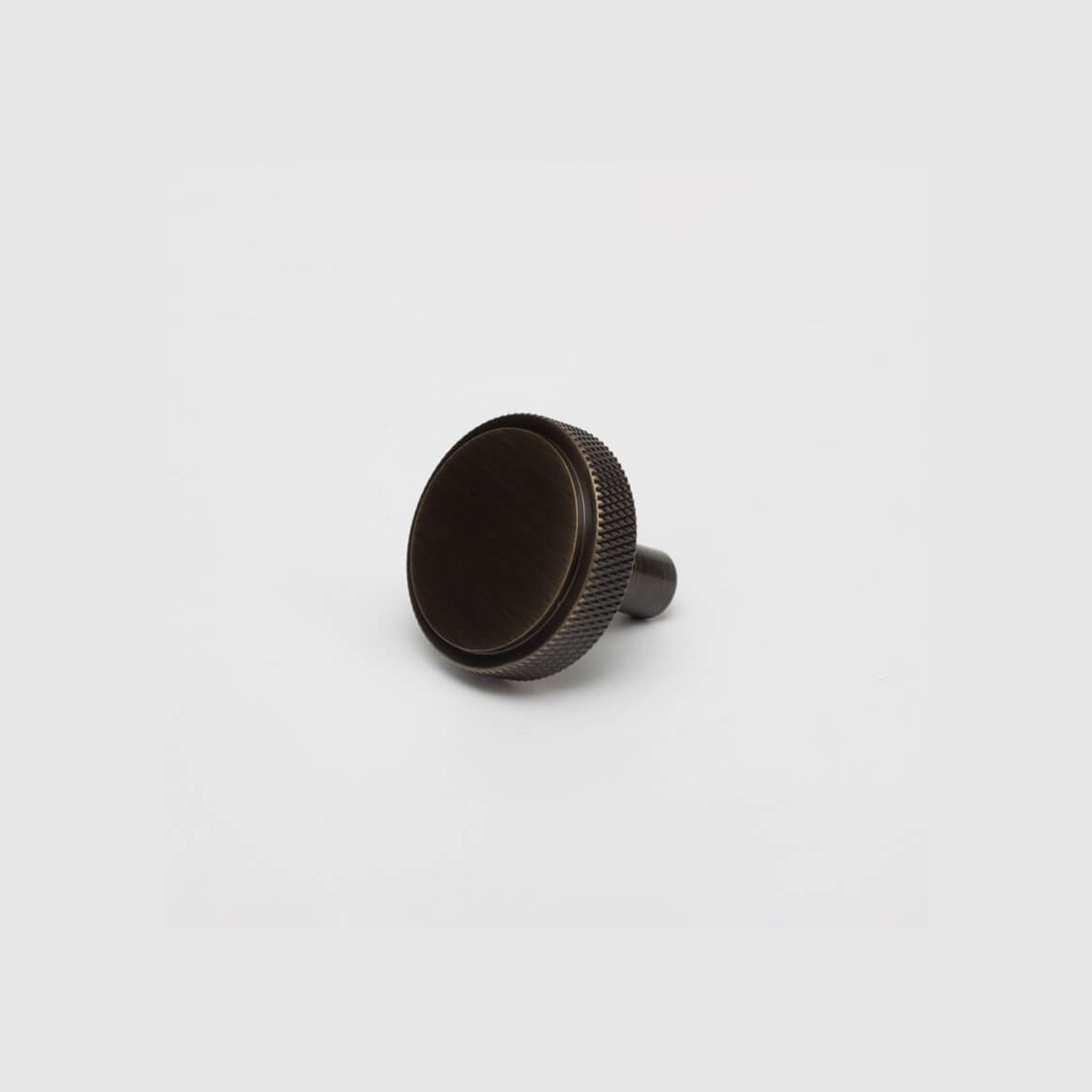 Round Knurled Solid Brass  Drawer Knobs gallery detail image