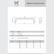 Solid Brass Cabinet Bar Pull Handles gallery detail image